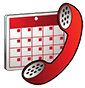 call time scheduler icon