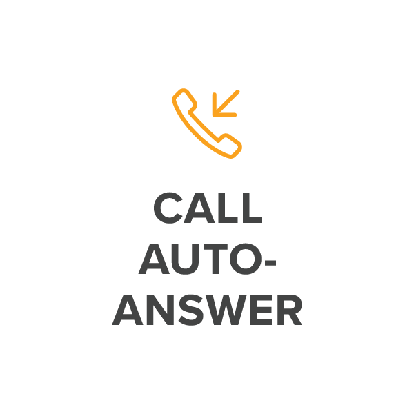AUTO CALL ANSWERING