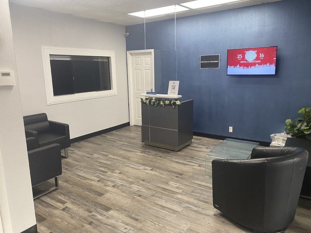 Virtual Office Reception Area