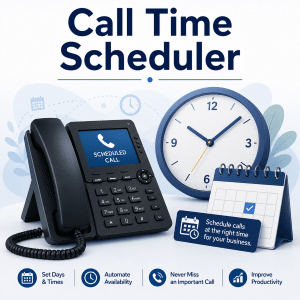 Virtual Office Call Time Scheduler Service