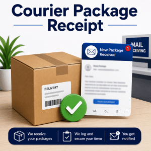 Virtual Office COURIER PACKAGE RECEIPT
